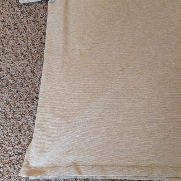 Eddie Bauer Polo Men’s XL Beige Tan Short Sleeve Cotton Classic Fit - Picture 4 of 15